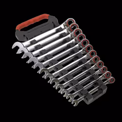 Reversible Ratchet Combination Spanner Set 12pc Metric Platinum Series