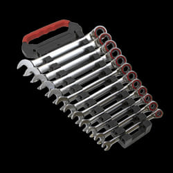 Reversible Ratchet Combination Spanner Set 12pc Metric Platinum Series