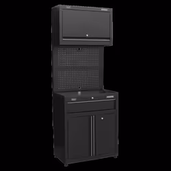 Rapid-Fit 1 Drawer Cabinet & Wall Cupboard