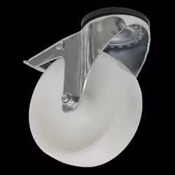 Castor Wheel Bolt Hole Swivel with Total Lock &#216;125mm