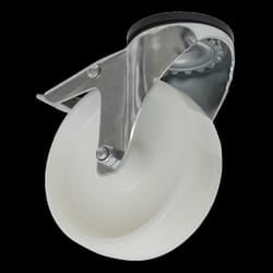 Castor Wheel Bolt Hole Swivel with Total Lock &#216;125mm