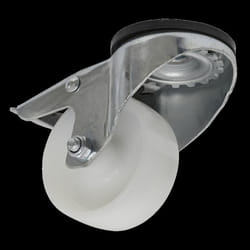 Castor Wheel Bolt Hole Swivel with Total Lock &#216;80mm