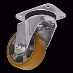Castor Wheel Swivel Plate &#216;125mm