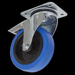 Castor Wheel Swivel Plate with Total Lock &#216;125mm