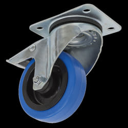 Castor Wheel Swivel Plate with Total Lock &#216;100mm