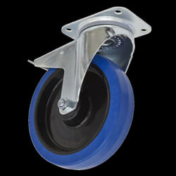 Castor Wheel Swivel Plate with Total Lock &#216;200mm
