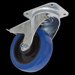 Castor Wheel Swivel Plate with Total Lock &#216;160mm