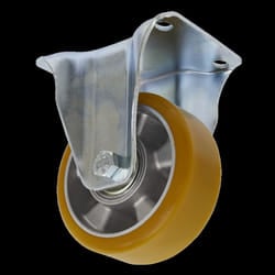 Castor Wheel Fixed Plate &#216;125mm