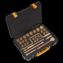 Socket Set 31pc 1/2&quot;Sq Drive - Non-Sparking