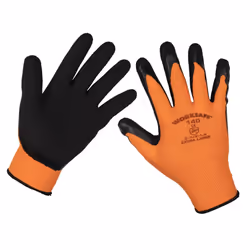 Sealey Worksafe® Foam Latex Gloves, X-Large - Pack of 120 Pairs 9140XL/B120