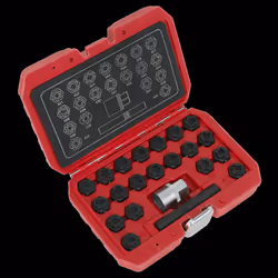 Locking Wheel Nut Key Set 22pc - VAG