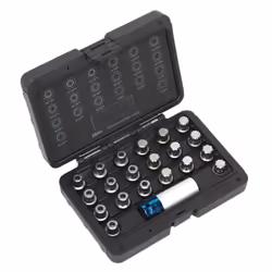 Sealey Locking Wheel Nut Key Set for BMW & Mini 21pc SX209