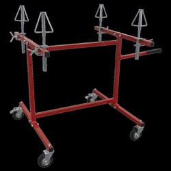 Alloy Wheel Repair/Painting Stand - 4-Wheel Capacity
