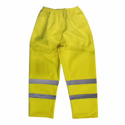 Sealey Worksafe&reg; Hi-Vis Yellow Waterproof Trousers - Medium 807M