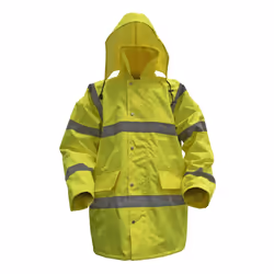 Sealey Worksafe&reg; Hi-Vis Yellow Jacket with Quilted Lining - X-Large 806XL