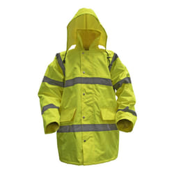 Sealey Worksafe&reg; Hi-Vis Yellow Jacket with Quilted Lining - XX-Large 806XXL