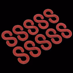 Plastic Chain S-Hook Pack of 10