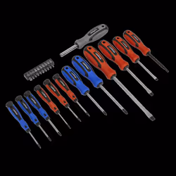 Soft Grip Screwdriver & Bit Set 23pc