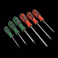 Soft Grip Screwdriver Set 6pc