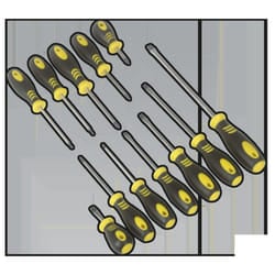 SEALEY - S0616 Soft Grip Screwdriver Set 12pc