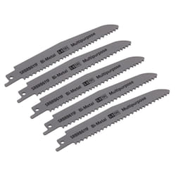 Sealey Reciprocating Saw Blade Multipurpose 150mm 5-8tpi - Pack of 5 SRBRB611F