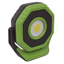 LED1400P 360 14W COB LED Rechargeable Pocket Floodlight with Magnet - Green