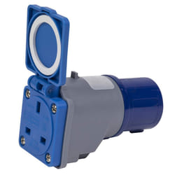 Worksafe W1613PS 16A/13A Socket Adaptor