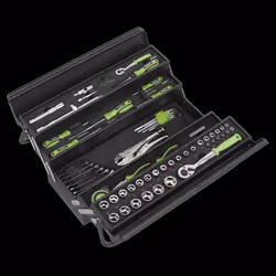 Sealey S01216 86 pc Tool Kit Foam Trays Cantilever Toolbox LIFETIME GUARANTEE