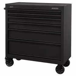 Sealey Superline PRO® Black Edition Rollcab with 6 Soft Close Drawers 915mm AP3606BE