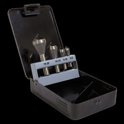 Slotted Deburring Countersink Drill Bit Set 4pc 90&#176;