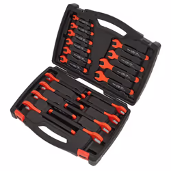 Sealey Premier Insulated Open-End Spanner Set 18pc - VDE Approved AK63172 - Additional view 5