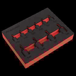 Low Profile TRX-Star* Impact Socket Bit Set 1/4&quot; & 3/8&quot; Sq Drive 10pc