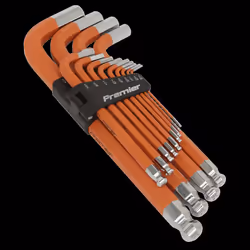 Jumbo Ball-End Hex Key Set 13pc Anti-Slip - Imperial
