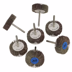 Sealey Rotary Tool Abrasive Flap Wheel Set 30mm 7pc RTA7FW