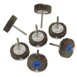 Sealey Rotary Tool Abrasive Flap Wheel Set 30mm 7pc RTA7FW