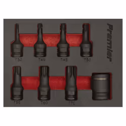 Impact TRX-Star* Socket Bit Set 8pc 3/8&quot;Sq Drive