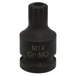 Sealey Brake Caliper Spline Bit Socket M14 1/2"Sq Drive VS0987