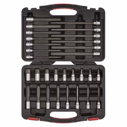 Sealey Premier Platinum Hex Socket Bit Set 3/8"Sq Drive 30pc AK89000