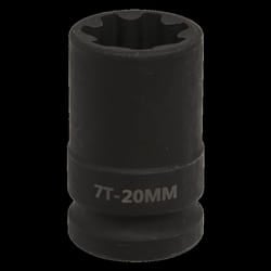 Brake Caliper Socket 1/2&quot;Sq Drive 20mm 7-Point