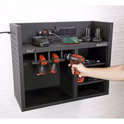 Power Tool Storage Rack with Power Strip - Additional view 4