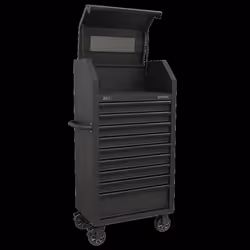 Tower Cabinet 9 Drawer 690mm with Soft Close Drawers & Power Strip