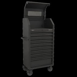 Tower Cabinet 9 Drawer 690mm with Soft Close Drawers & Power Strip