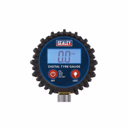 Digital Tyre Pressure Gauge with Twin Push-On Connector