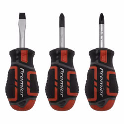 Screwdriver Set 3pc GripMAX&#174; Stubby