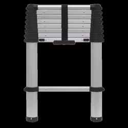 Aluminium Telescopic Ladder 9-Tread EN 131