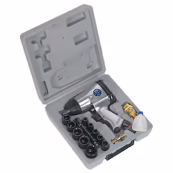 Air Impact Wrench Kit with Sockets 1/2&quot;Sq Drive