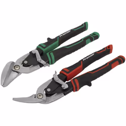Sealey AK69072 High Leverage Offset Aviation Tin Snip Set 2pc