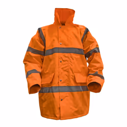Sealey Worksafe&reg; Hi-Vis Orange Jacket with Quilted Lining - XX-Large 806XXLO