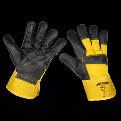 Rigger's Gloves Hide Palm Pair