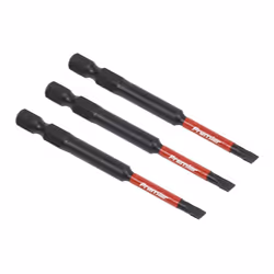 3pc 75mm Slotted 4.5mm Impact Power Tool Bit Set - AK8251
